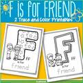 F is for Friend - 2 printables