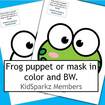 Frog puppet or mask