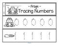Frogs theme tracing numbers 0-20.  Make a booklet.