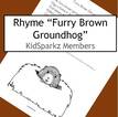 Groundhogs Day song printable 3.