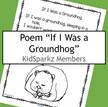 Groundhog Day Poem printable - 