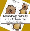 Groundhogs order by size - 7 characters