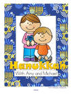 Booklet describing simply the traditions of Hanukkah.  Full page booklet in color to show class, and smaller b/w booklets for children to make. 24 pg.