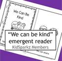 Different ways we can be kind to each other - make an emergent reader.