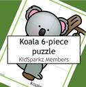 Koala 6-piece puzzle.