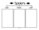 Spiders can-have-eat discussion graphic organizer.
