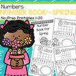 Make  a Spring Number Book 1-20, no-prep. 