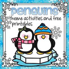 Penguins theme activities and free printables