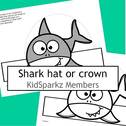 Shark hat or crown