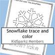 Snowflake trace and color
