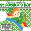 St. Patrick's Day Prep Pack for Preschool - 115 pages - make many centers and learning games