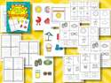 Children make their own summer flashcards - vocabulary, sight words and fine motor. 16 pages