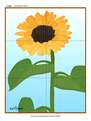 Summer 6-piece puzzle - sunflower. Print 2 co
