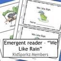 Rain theme emergent reader