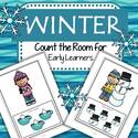 This is a simplified Winter Count the Room activity for early learners, with 4 differentiated recording pages. 21 pgs.