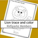Lion trace and color