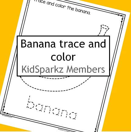 Banana trace and color