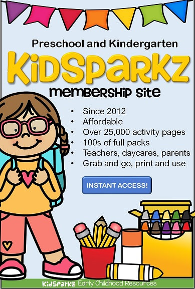 25000 activities and printables for preschool