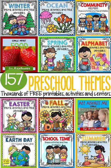 List of preschool themes