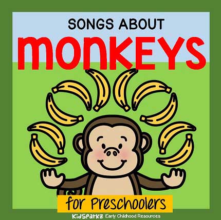 Monkey songs and rhymes for preschool