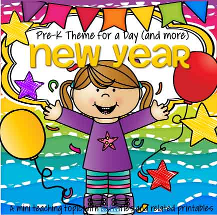 New Year theme pack for preschool
