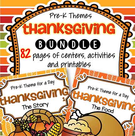 82 page bundle of 2 Thanksgiving theme packs - Thanksgiving: The Story, and Thanksgiving: The Food.Picture