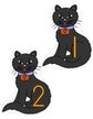 Number cats large cutouts 1-20 for recognition, sequencing, games etc.