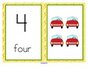Cars number flashcards 0-20