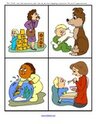Babies theme story cards - oral language. 8 cards