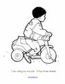 Bicycles theme coloring printable