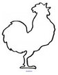 Chicken template for collage and design