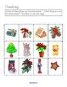 Categorizing Christmas plants printable