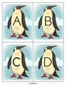 Penguins alphabet.