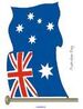 Australian flag poster