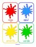 Spanish color names 33 pages of manipulatives and games to teach 12 color names in Spanish and English