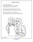 Bubbles action song printable