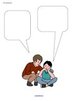 Grandparents theme conversations printable - what are they saying?