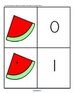 Watermelons count seeds and match numerals to 10