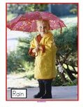 Rain photo poster