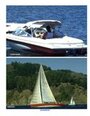 Boat theme - set of photos of different types of boats. 