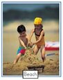 Beach theme for preschool photo poster
