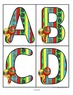 Cinco de Mayo theme large alphabet  cards