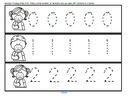 Set of number tracing strips 0-10 with a Bubbles theme. Make  a strip booklet, or cut up the strips, laminate them, and use with a wipe-off marker in a center.