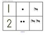 Ants match numbers, dots and sets 1-12.