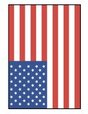 July 4th flag poster
