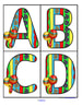 Large upper case letters, full alphabet  - Mexican Fiesta or Cinco de Mayo