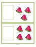 Watermelon - match numbers to sets - 1 to 20