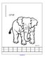 Zoo animals - sets 0-10 - counting, tracing, coloring