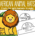 8 African animal hats to make.