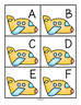 Airplanes theme alphabet cards